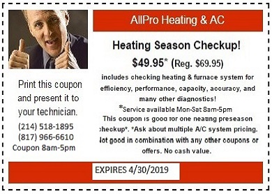 Heating Checkup Coupon